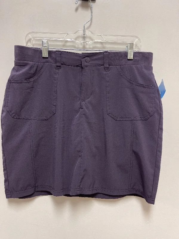 Sports pants with loose fits feel relaxed -Athletic Skirt By Lee In Purple, Size: 8