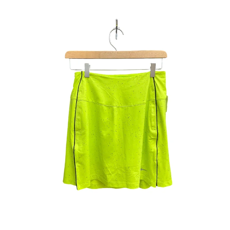 Sports pants featuring camo prints are trendy -Athletic Skort By Nike In Yellow, Size: Xs