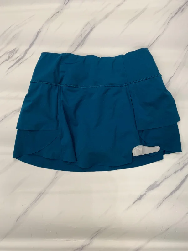 Sports pants with classic vibes never age -Athletic Skirt By Athleta In Teal, Size: S