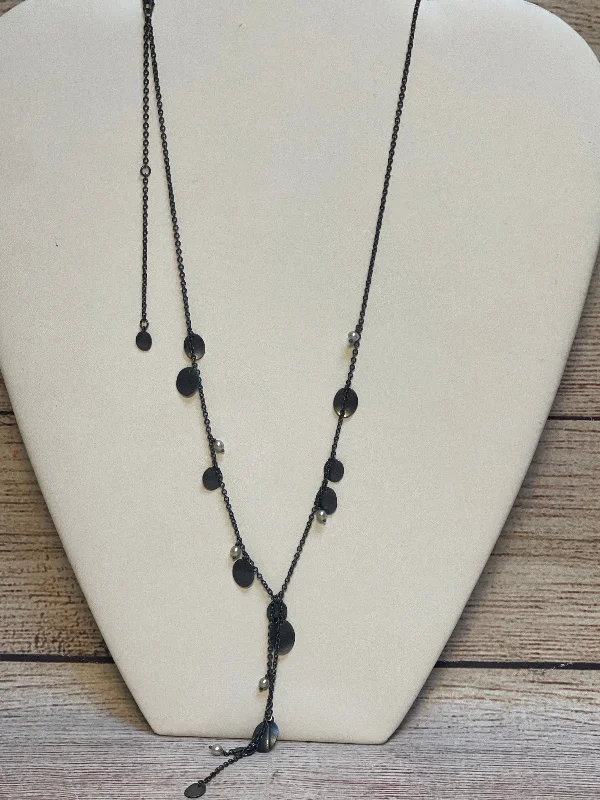 Elegant necklaces and pendants with onyx stones for a sleek, polished look-Necklace Sterling Silver By Cma