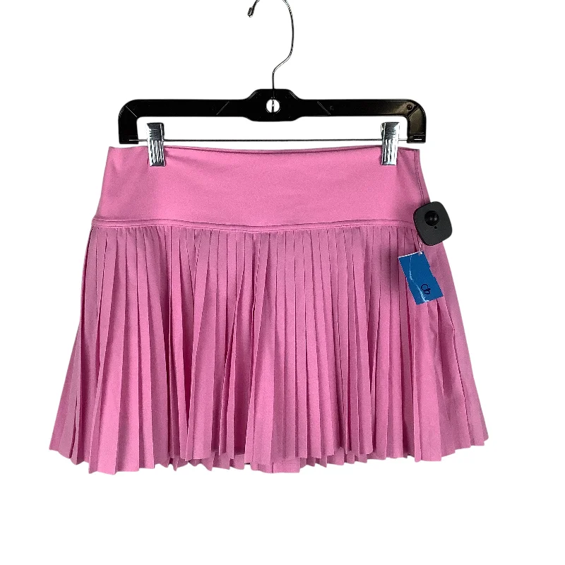 Sports pants with hidden pockets stay sleek -Athletic Skort By Aerie In Pink, Size: L