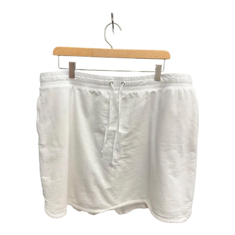 Sports pants for every sport adapt well -Athletic Skort By Kendra Scott In White, Size: Xxl