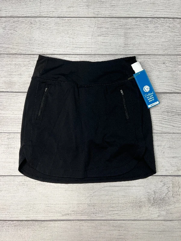 Sports pants for daily runs stay tough -Athletic Skirt Skort By Athleta In Black, Size: L