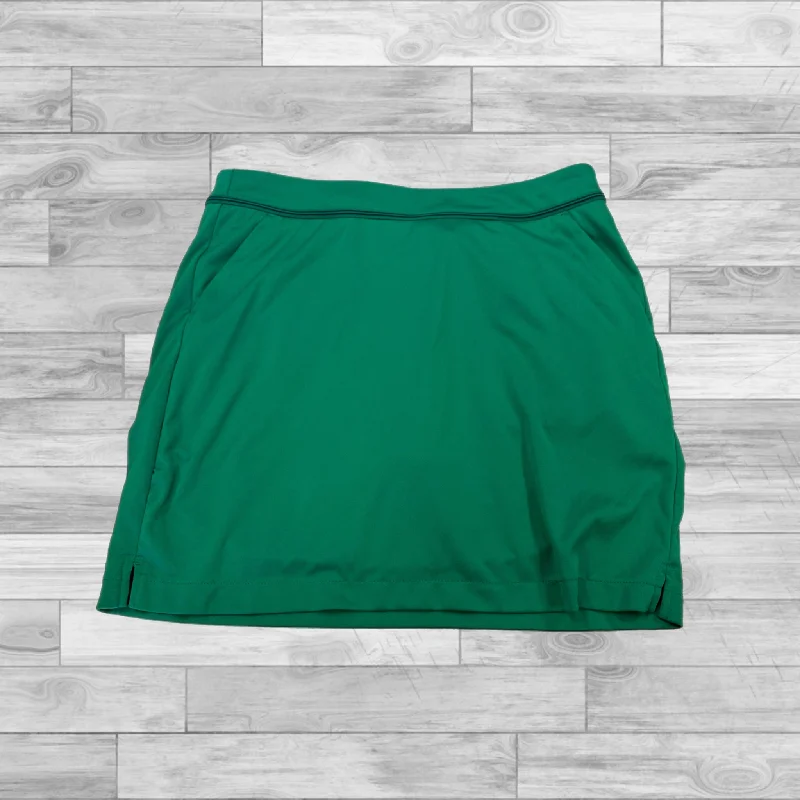 Sports pants with matte finishes stay subtle -Athletic Skirt Skort By Gym Shark In Green, Size: M