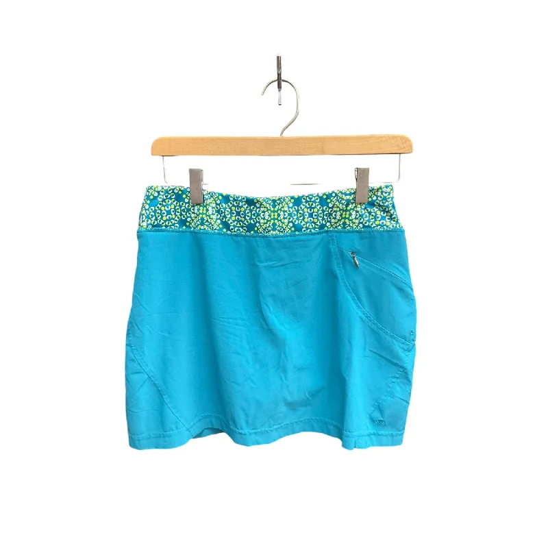 Sports pants with stretch blends hug legs -Athletic Skort By Columbia In Teal, Size: S