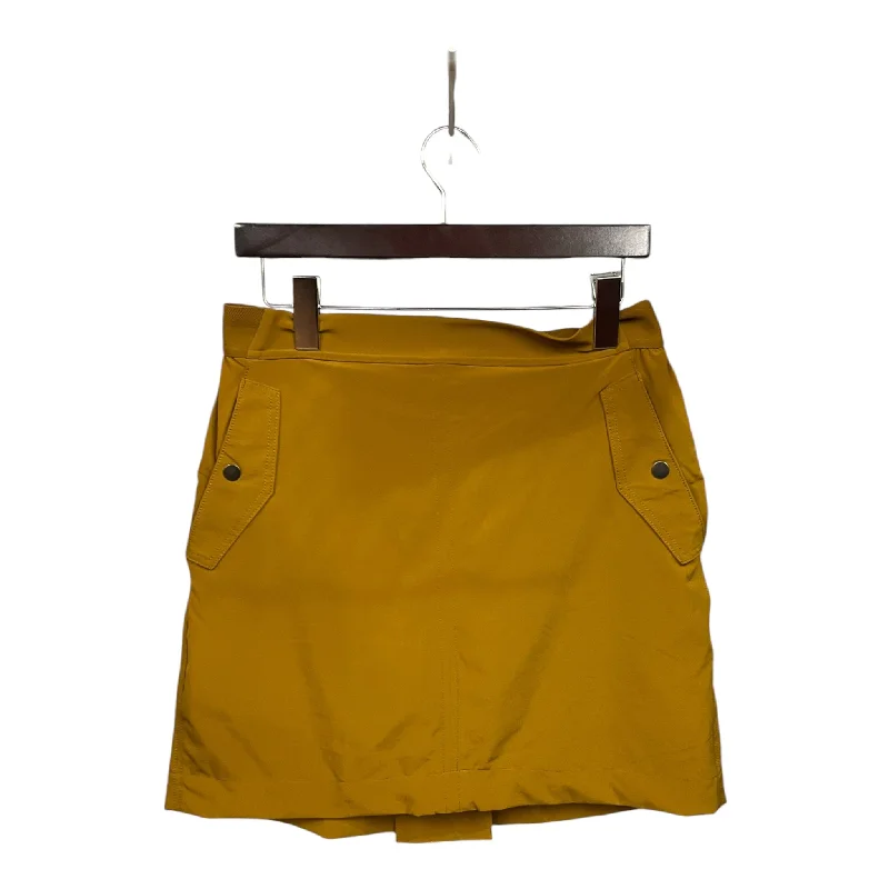 Sports pants featuring gradient shades look artsy -Athletic Skort By Athleta In Yellow, Size: M