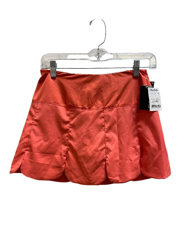 Sports pants with tough fabrics endure wear -Athletic Skirt By Fila In Red, Size: S