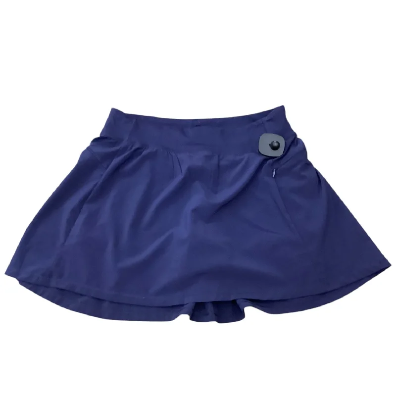 Sports pants with featherlight feels stay nimble -Athletic Skort By All In Motion In Blue, Size: S