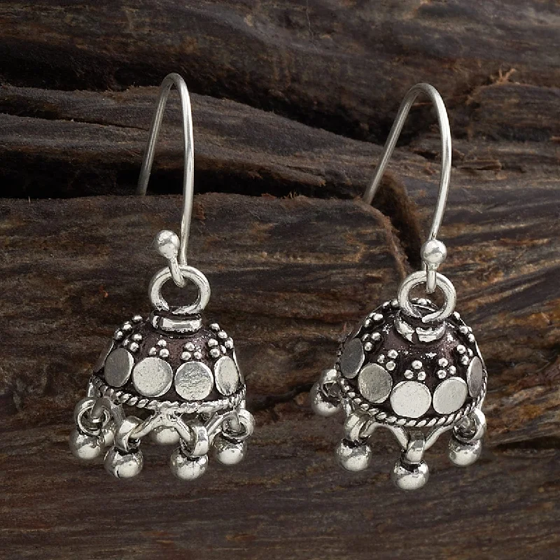 Best hoop earrings with tribal designs for a cultural and exotic aesthetic-92.5 Silver Earring 168795