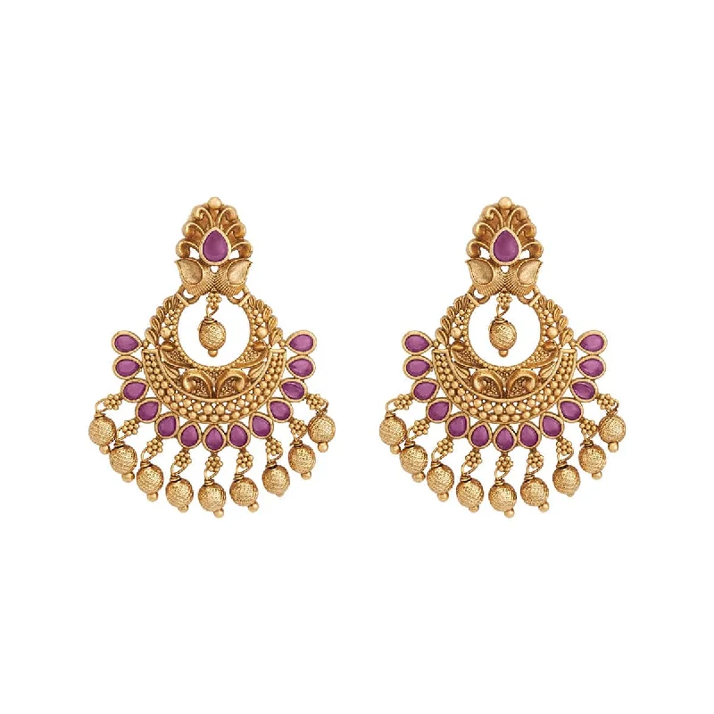 Best hoop earrings with enamel details for a colorful and modern look-Antique Earring 164092