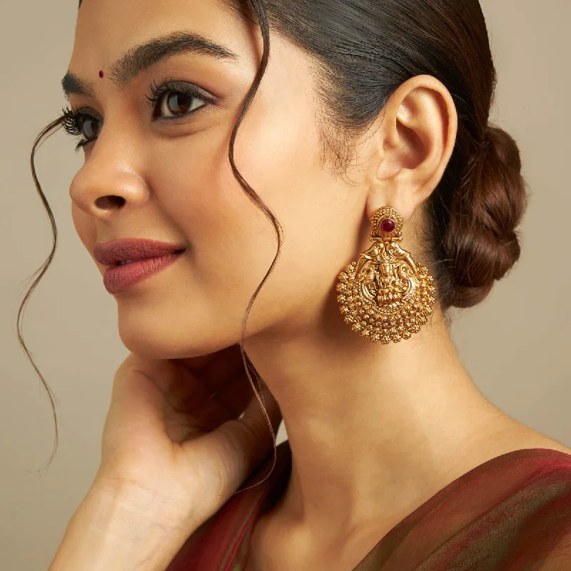 Best hoop earrings with intricate beaded details for a textured, stylish appearance-Antique Earring 167880