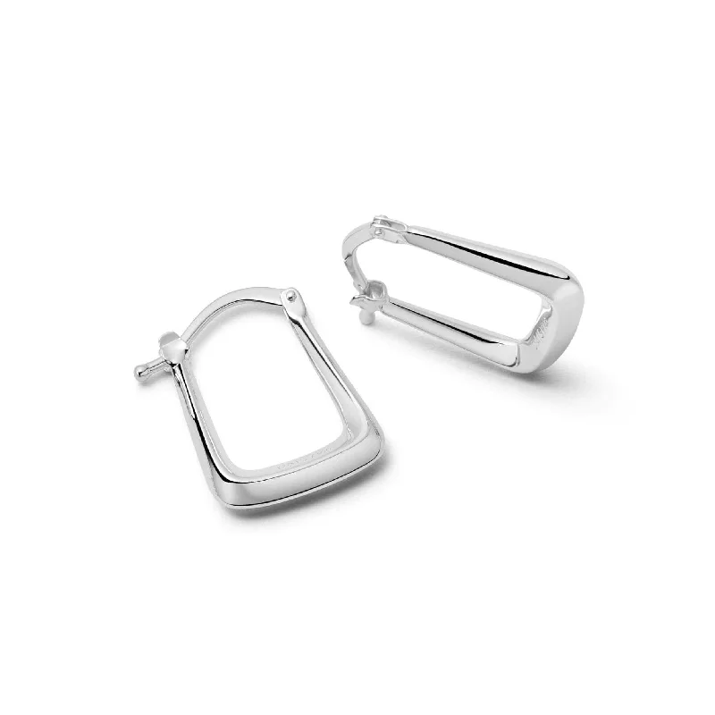 Best hoop earrings with custom engravings for a personalized and meaningful gift-Bold Creole Hoop Earrings Sterling Silver