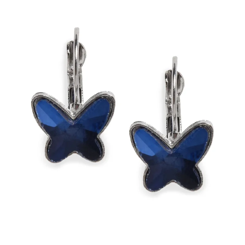 Best hoop earrings with detachable studs for a versatile and adjustable accessory-Butterfly Designer Studs