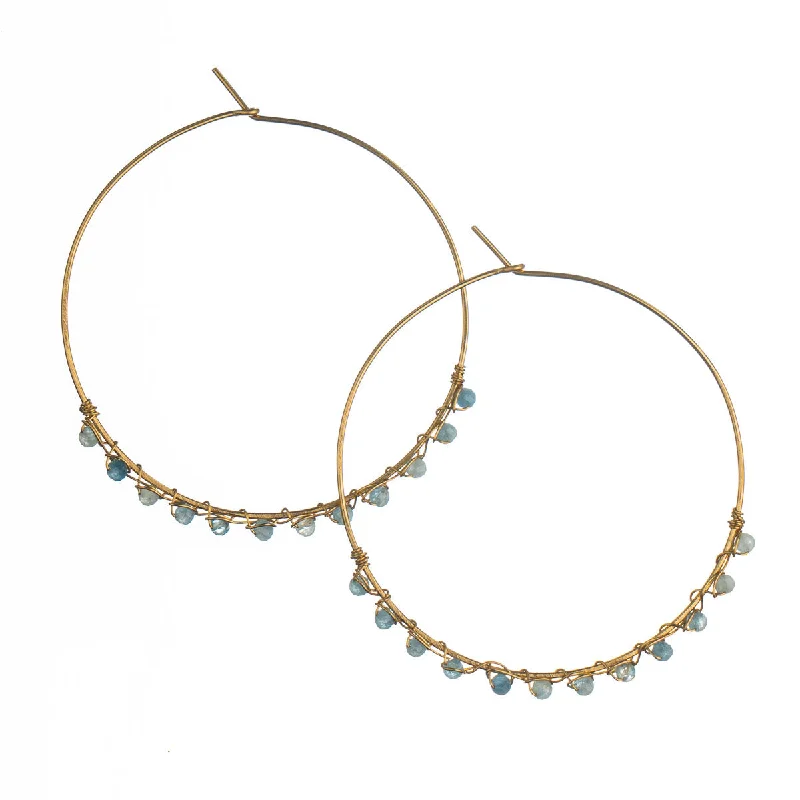 Best hoop earrings with hammered gold for a rustic yet elegant look-Cora Earrings