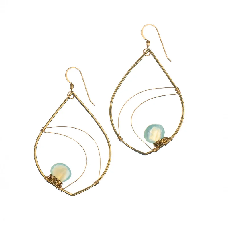 Hoop earrings with crescent moon shapes for a celestial and mystical appearance-Delilah Earrings