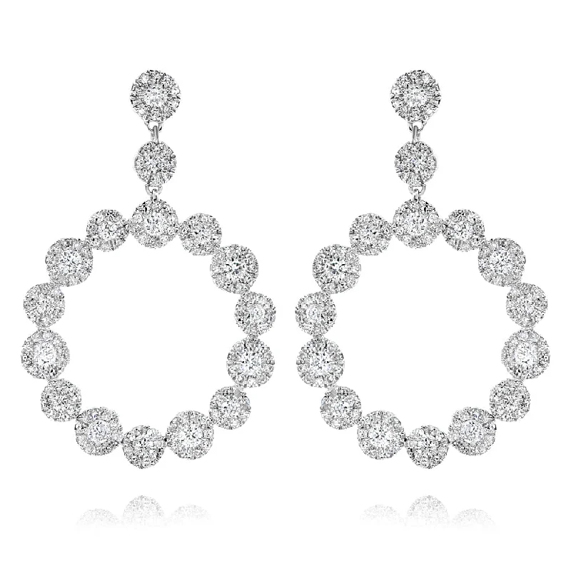 Best hoop earrings with detachable studs for a versatile and adjustable accessory-Diana M. Diamond Earrings