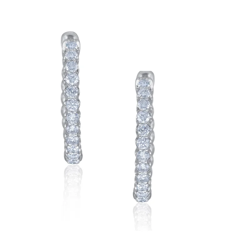 Best hoop earrings with floral designs for a feminine and delicate look-Diana M. Diamond Earrings