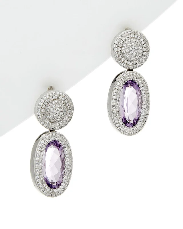 Best hoop earrings with Swarovski crystals for added sparkle and luxury-Diana M. Diamond Earrings