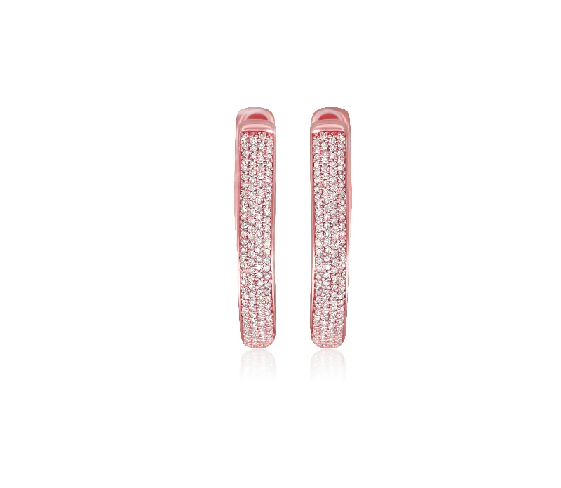 Best hoop earrings with geometric shapes for a modern and artistic appeal-Diana M. Diamond Earrings