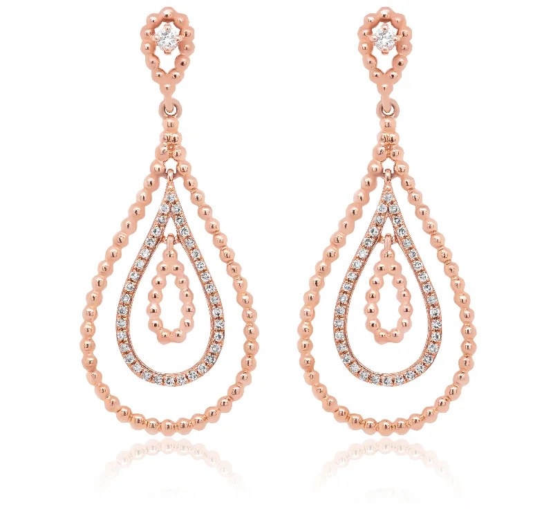 Best hoop earrings with baroque pearls for a luxurious and elegant vibe-Diana M. Diamond Earrings