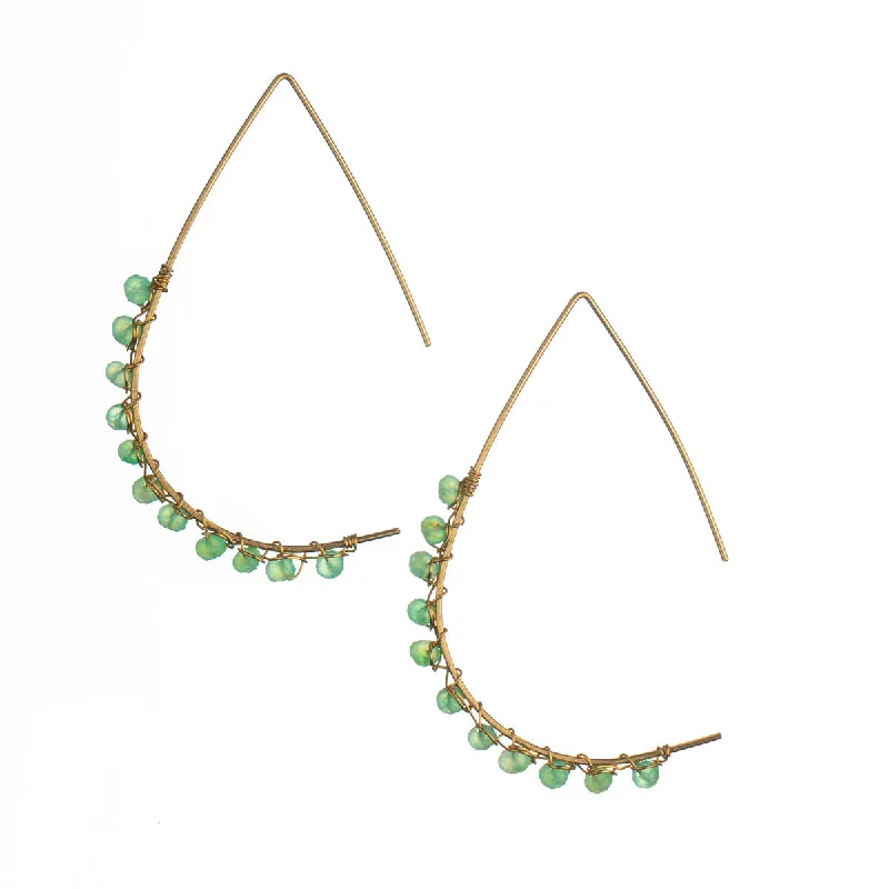 Hoop earrings with artistic filigree designs for an intricate, delicate finish-Olivia Earrings