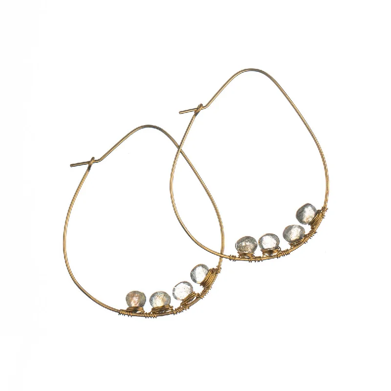 Classic hoop earrings with a thin profile for a sleek and subtle style-Kendall Earring