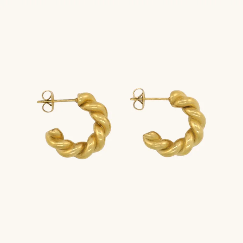 Hoop earrings with polished metal for a shiny and high-quality finish-Eclipse Hoops