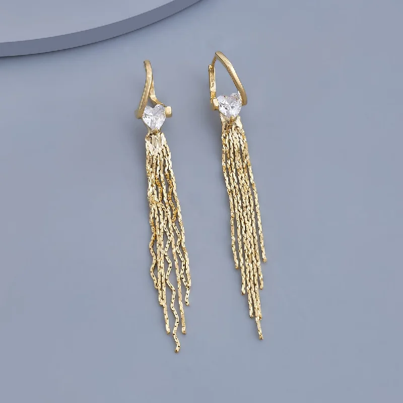 Best hoop earrings with geometric shapes for a modern and artistic appeal-Trendy Earring 168697