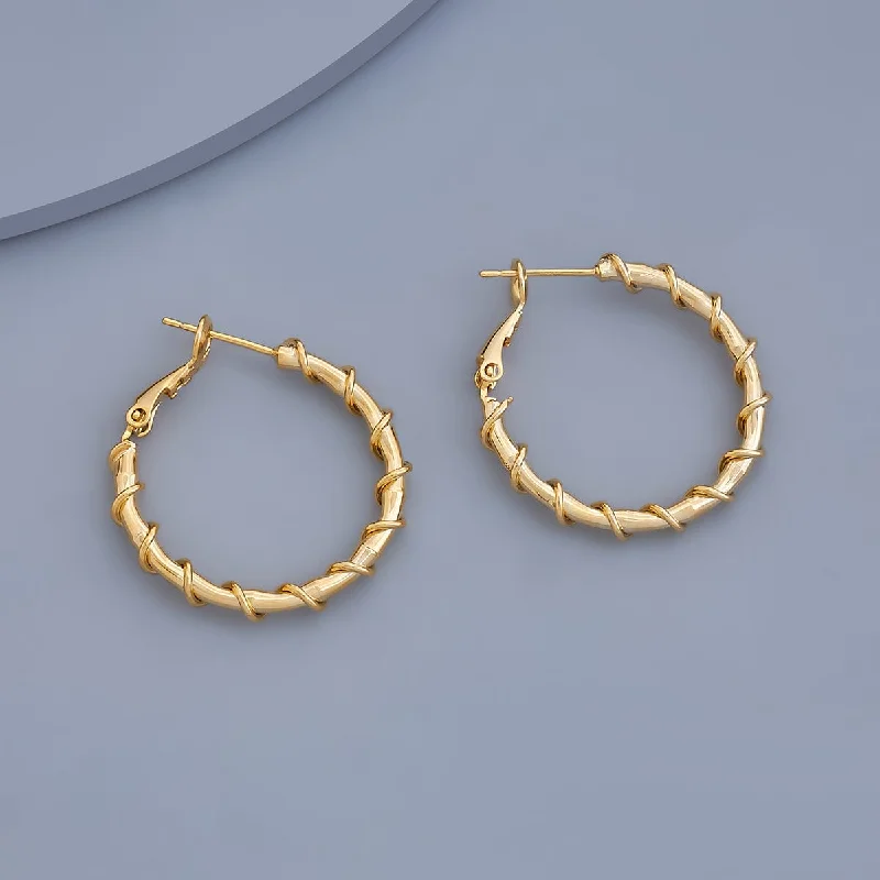 Hoop earrings with pearl accents for a chic and classic style-Trendy Earring 168937