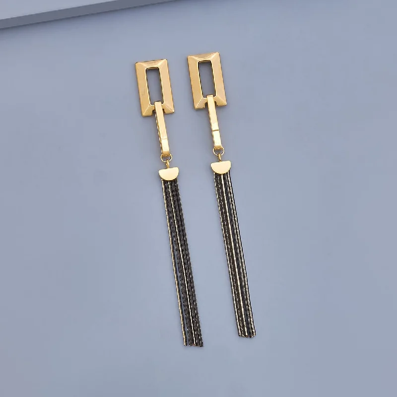 Hoop earrings with luxe velvet finishes for a rich and luxurious touch-Trendy Earring 169188