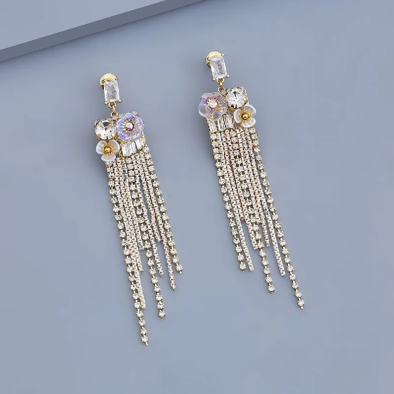 Hoop earrings with braided patterns for a detailed and textured finish-Trendy Earring 169231