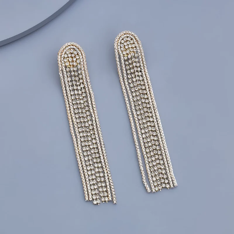 Best hoop earrings with twisted rope designs for a nautical-inspired style-Trendy Earring 169233