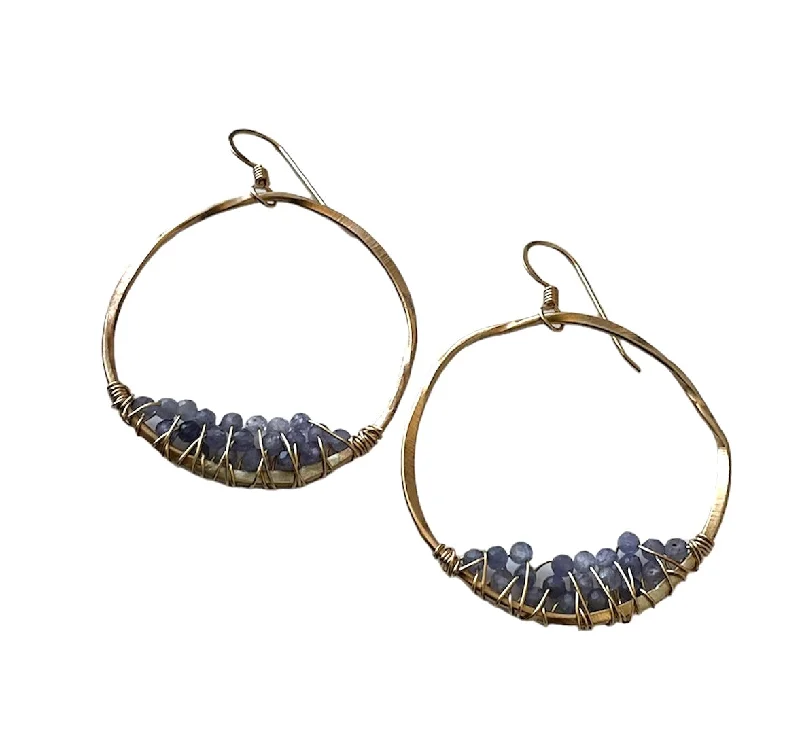 Hoop earrings with cut-out designs for a creative and lightweight effect-Twisted Emily Earrings