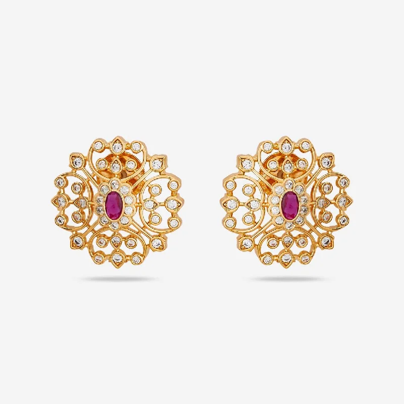 Best hoop earrings with snake-inspired designs for an edgy and fierce vibe-Zircon Earring 167619